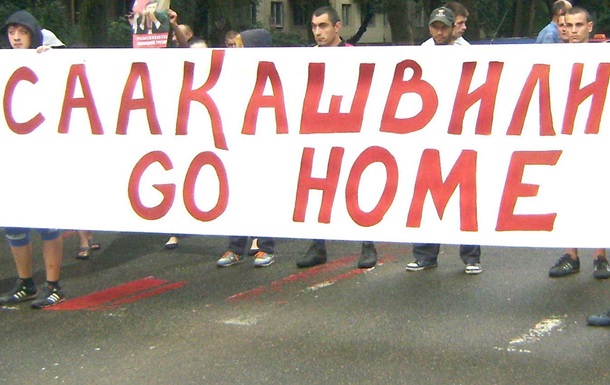 В Одессе активисты требовали отставки Саакашвили