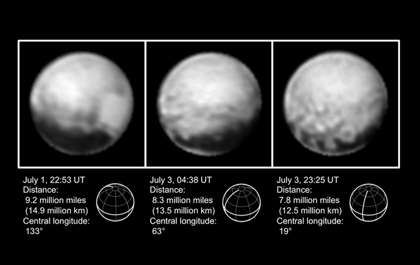 New Horizons передал новые качественные фотографии Плутона