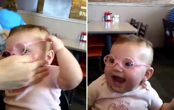 Дитина зі слабким зором вперше побачила батьків чітко: відеохіт
