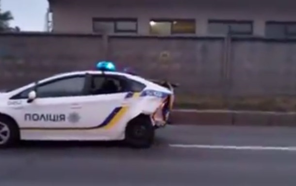 Оприлюднене відео ДТП за участю поліції