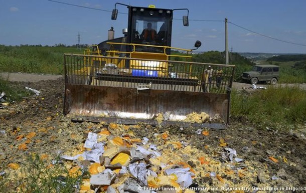 В Германии критикуют уничтожение продуктов питания в России