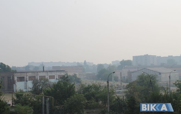 Дым из Киева пошел в Черкасскую область