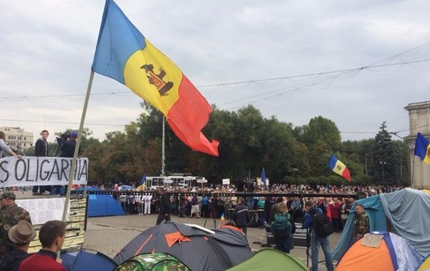 Демонстранты в Молдове призвали к всеобщей забастовке