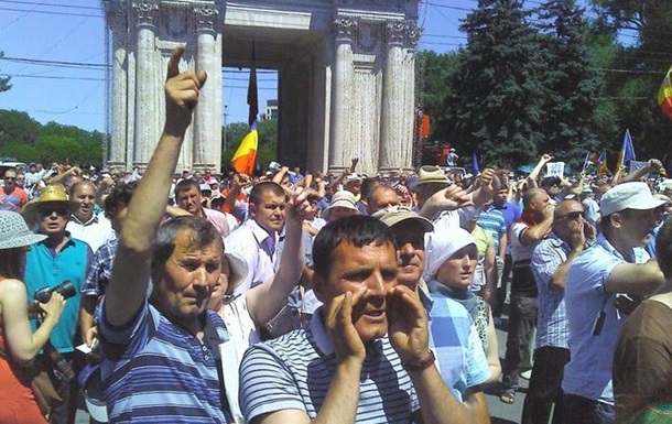 В Кишиневе проходят массовые акции протеста