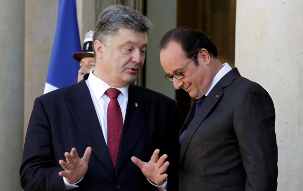 Порошенко и Олланд встретятся лично перед саммитом в Париже