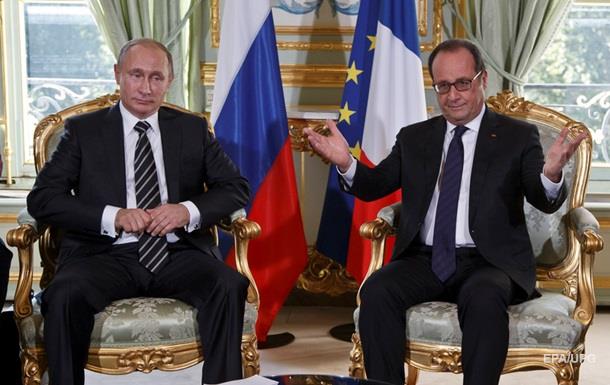 Олланд выдвинул Путину три условия по Сирии – Reuters