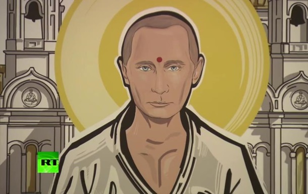 Путина изобразили Буддой и Жанной д Арк на выставке