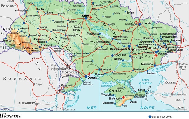 Французское издательство  вернуло  Крым Украине