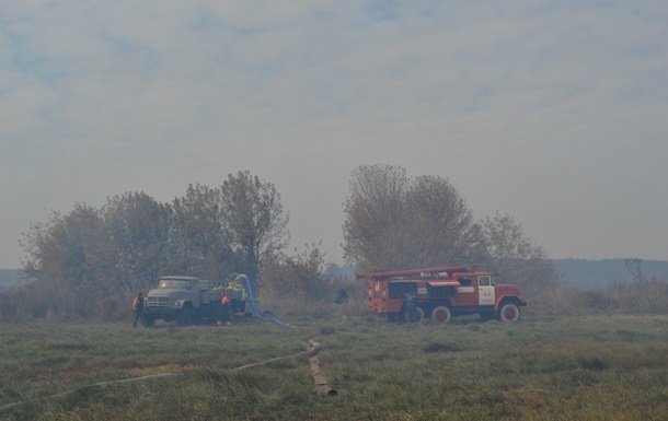 На Київщині зменшилася площа торф яних пожеж
