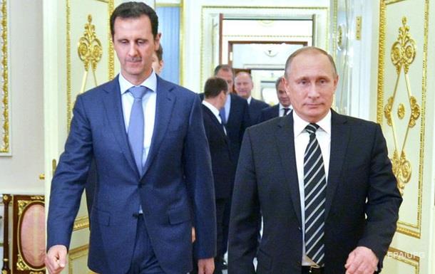 Путін обговорив візит Асада з лідерами чотирьох країн