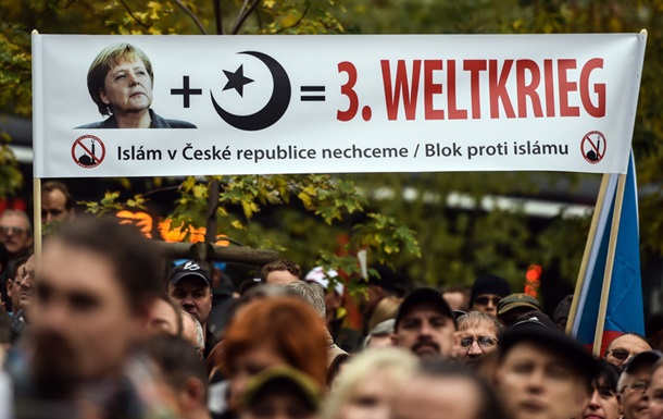 У Чехії пройшли антимігрантські мітинги