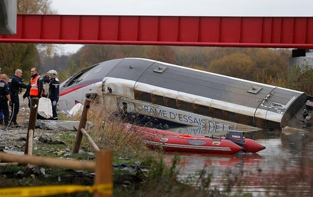 У Франції зійшов з рейок високошвидкісний потяг