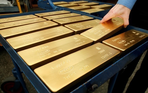 Ціна золота впала до п ятирічного мінімуму