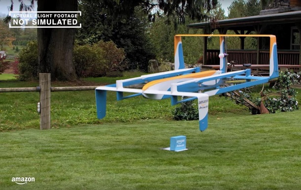 Amazon создал доставляющего покупки дрона