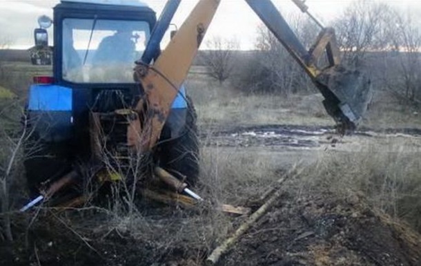 На Луганщине демонтировали трубопровод в РФ