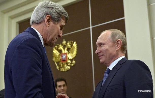 Керри обсудит с Путиным Украину и Сирию