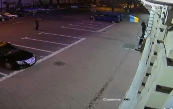 В Одессе сняли госфлаг со здания полиции