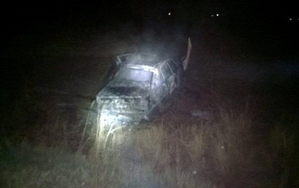 На трассе Киев-Чоп сгорело авто 
