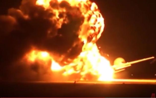 Появилось видео крушения российского бомбардировщика Ту-95