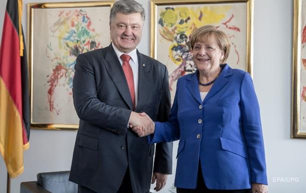 Порошенко анонсировал совместное заявление с Меркель