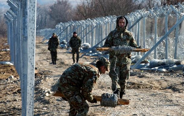 Македония строит новый забор на границе с Грецией
