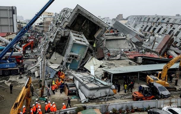 Число погибших при землетрясении на Тайване достигло 108