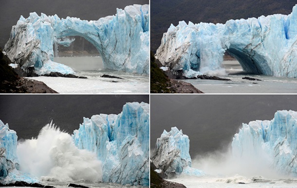 В Аргентине рухнул знаменитый ледник Белый Гигант