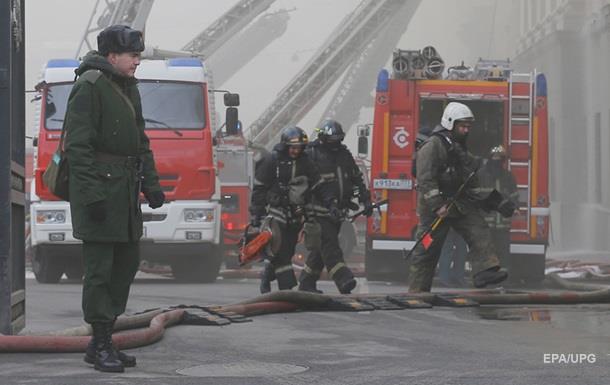 Пожар в здании Минобороны РФ полностью потушен