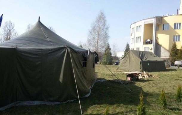 На волынской таможне протестующие разбили палатки