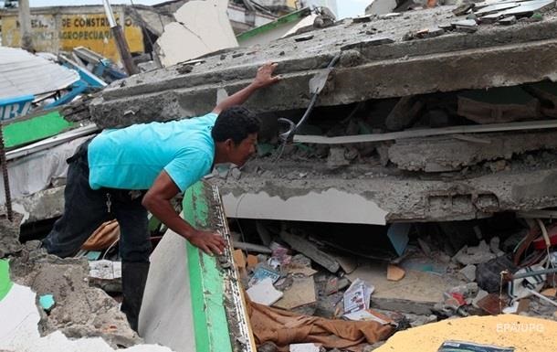 Землетрус в Еквадорі: кількість жертв досягла 655