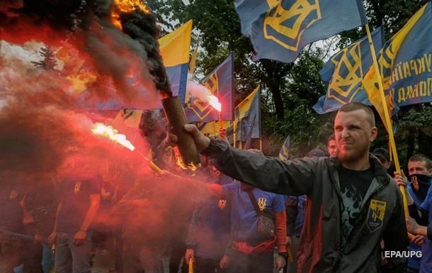 Митинг Азова в Киеве