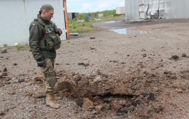 Военные показали самую горячую точку АТО