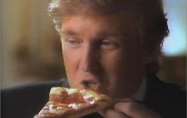  Ужаснейший  поступок Трампа нашли в рекламе пиццы