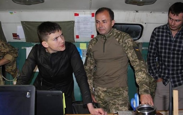 После тайного письма военным Савченко под покровом ночи неожиданно посетила АТО