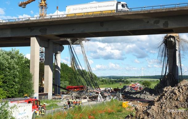 В Германии обрушился недостроенный мост, погибли рабочие