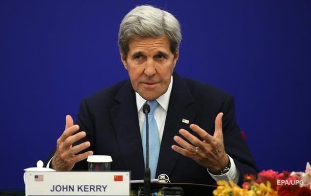 Госсекретарь  США Керри приедет в Украину 7 июля - СМИ