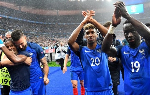 Перший гол французів у першому таймі й інші факти матчу Франція-Ісландія