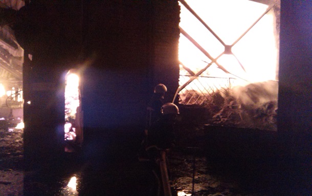 В Черкасской области горел машиностроительный завод