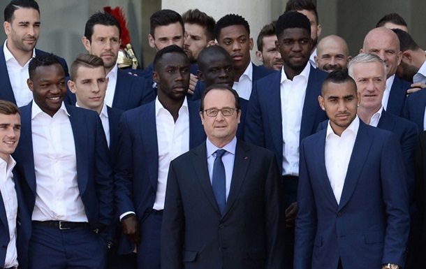 Збірна Франції зустрілася з президентом країни