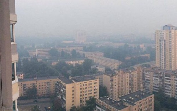 Загрязнение воздуха в Киеве превышает норму