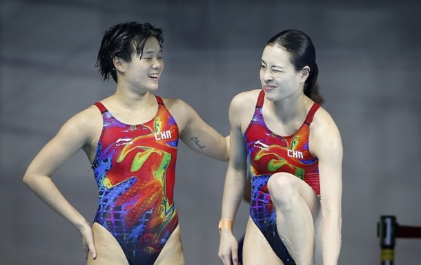 Прыжки в воду. Китаянки лучшие на трехметровом трамплине