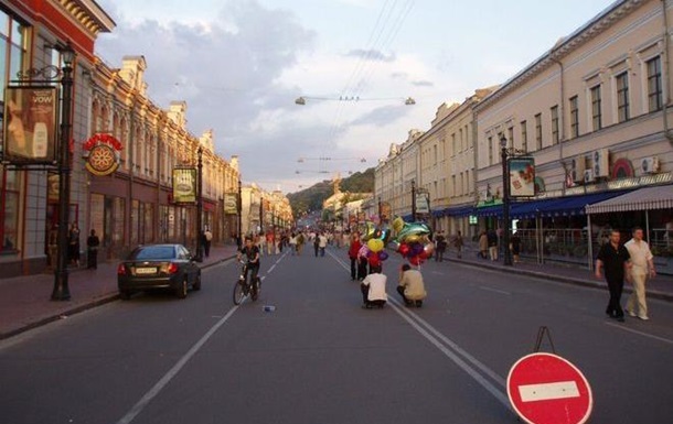 Вулиця Сагайдачного в Києві стане пішохідною