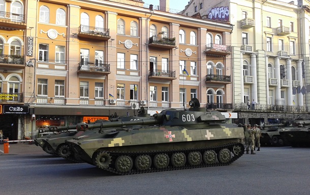 В Киеве прошла репетиция парада