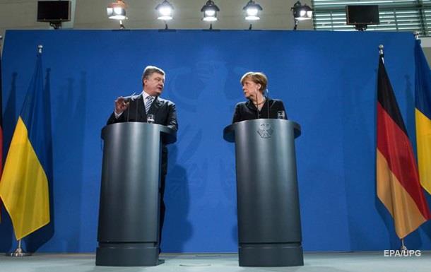 Порошенко и Меркель обсудили ситуацию на Донбассе