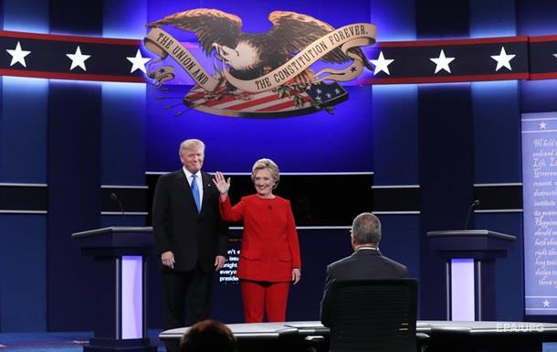 В США проходят теледебаты Клинтон с Трампом