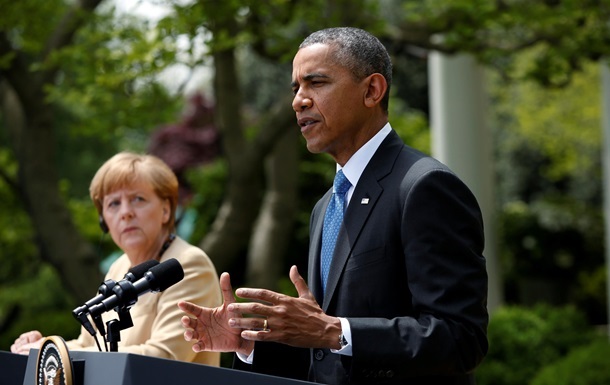 Обама и Меркель призывают к разведению сил на Донбассе