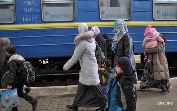 Минсоцполитики назвало число переселенцев из Донбасса и Крыма