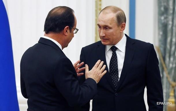 Путін відмовився від зустрічі з Олландом - Reuters