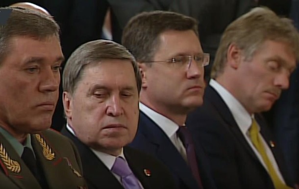 Пєсков заснув на виступі Путіна і Ердогана