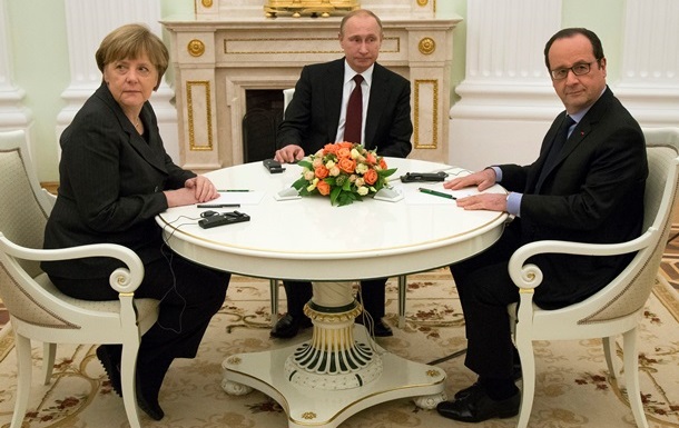 Меркель, Олланд і Путін обговорили саміт щодо України